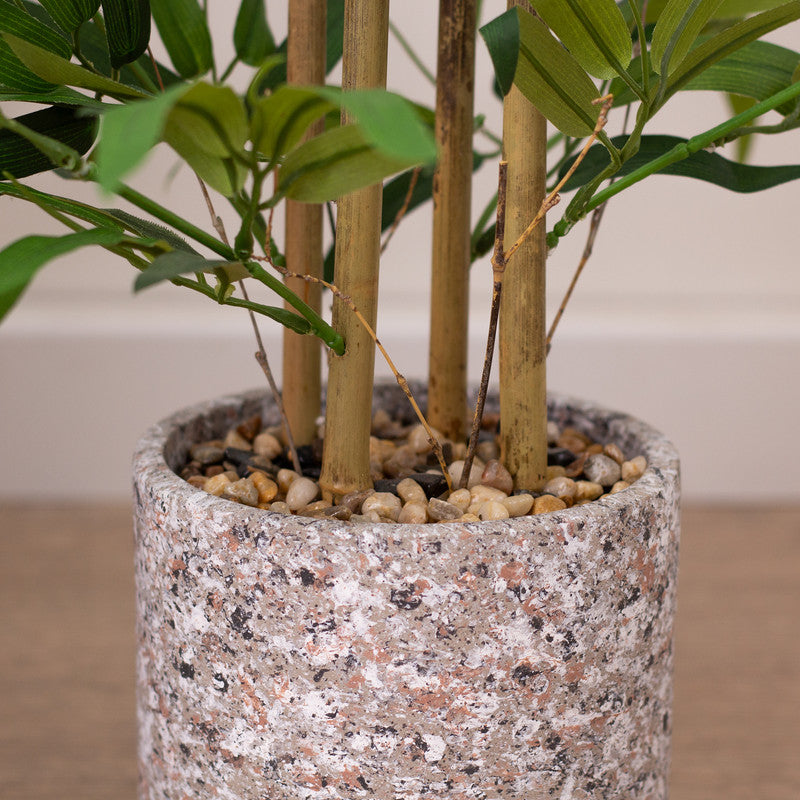 60cm Artificial Tabletop Bamboo in Cement Pot
